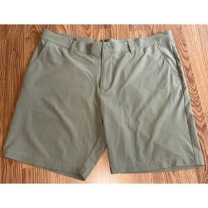 Adidas 124th US Open Golf Shorts Men's 38 Beige Chino Flat Front Preppy